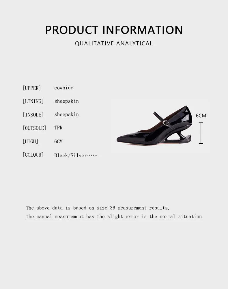 Arden Furtado Pointed Toe Alien Heel Pumps